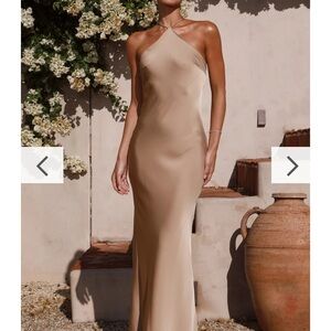 Billy J Champagne Bridesmaid Dress